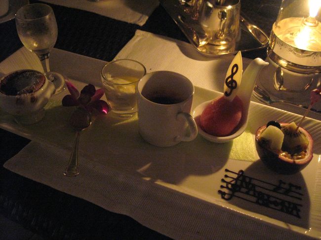 デザートです‥‥途中の料理は撮るのを忘れてしまいました。