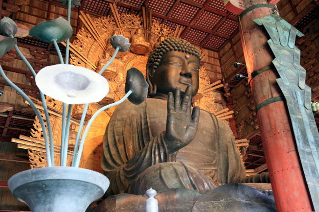 車で奈良-4 ☆大仏さんに会える東大寺・木造世界最大の大仏殿