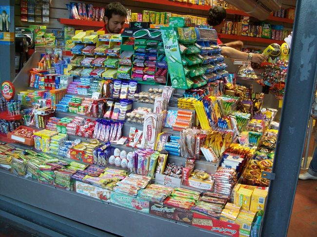 レティーロ駅のキヨスク