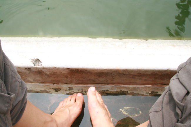 私の足も清められた。