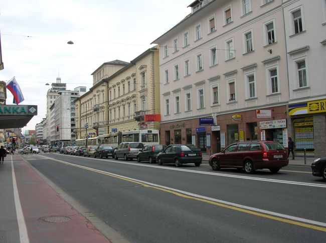 リュブリャナの街並み。