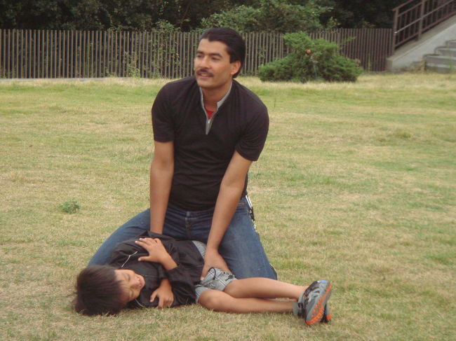 父と息子は時にライバル。