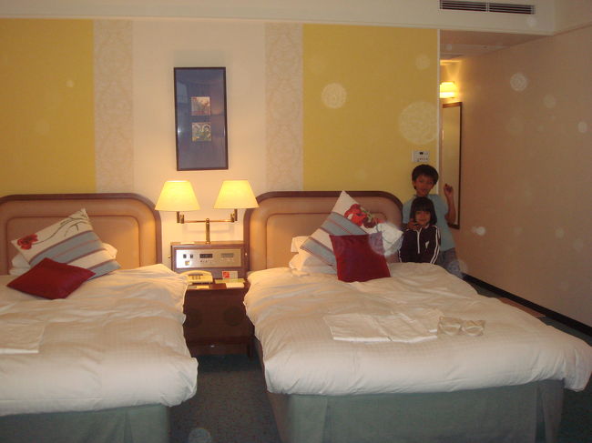 ベッド回りは、合格。シーツと毛布、だったらがっかりします。