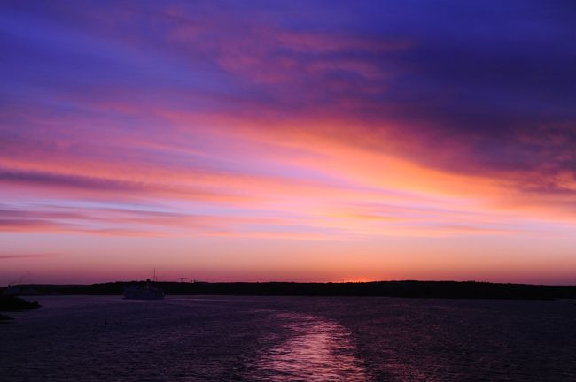 綺麗な空の色です。