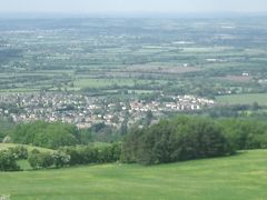 Broadway の町が見下ろせます。