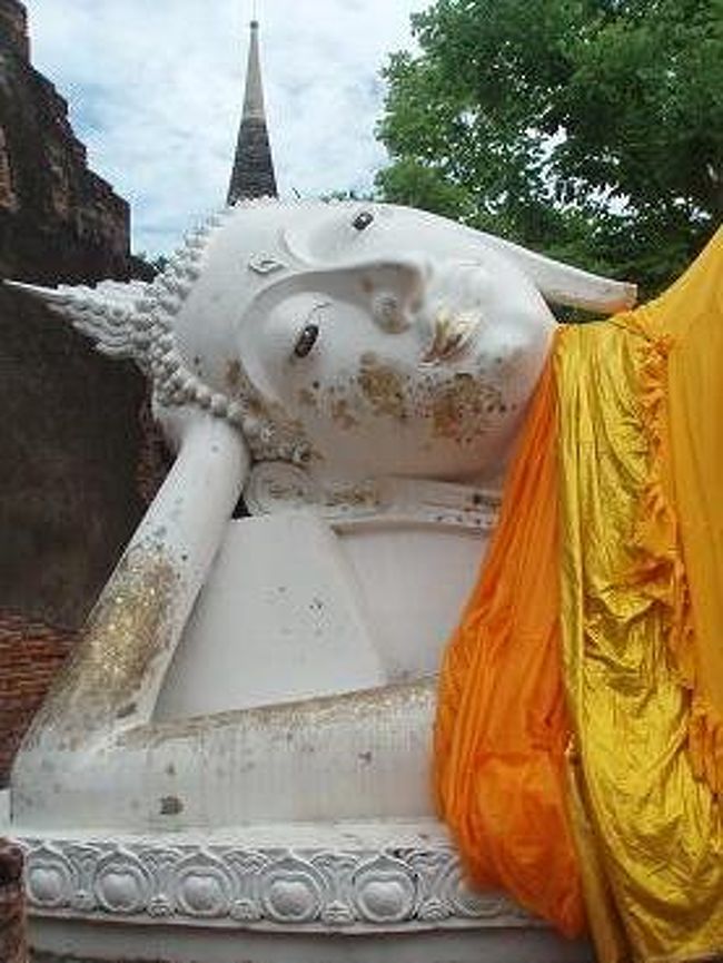 お顔に金箔が貼られてるのかな？<br />キラキラしてました。