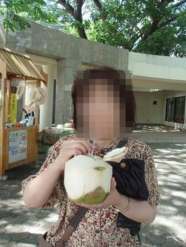 売店もあって、椰子の実ジュース発見！！<br />とにかくタイは暑いので、冷たい飲み物は嬉しい♪<br />一緒のツアーの方達も皆さん飲んでましたよ〜