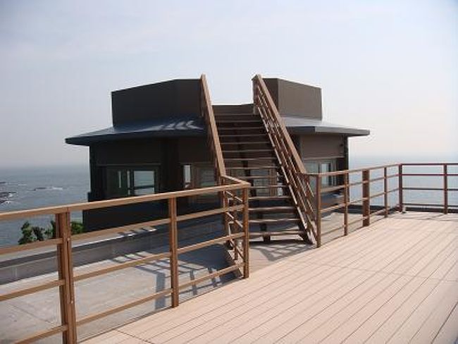 こちらが展望台でレストランの上になります。