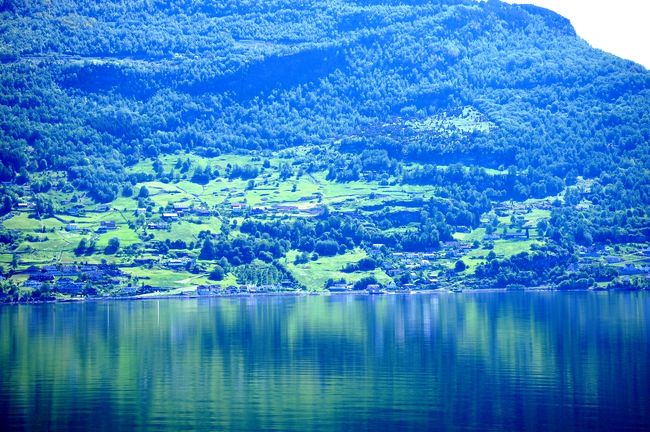 東、右前方<br />山の斜面です