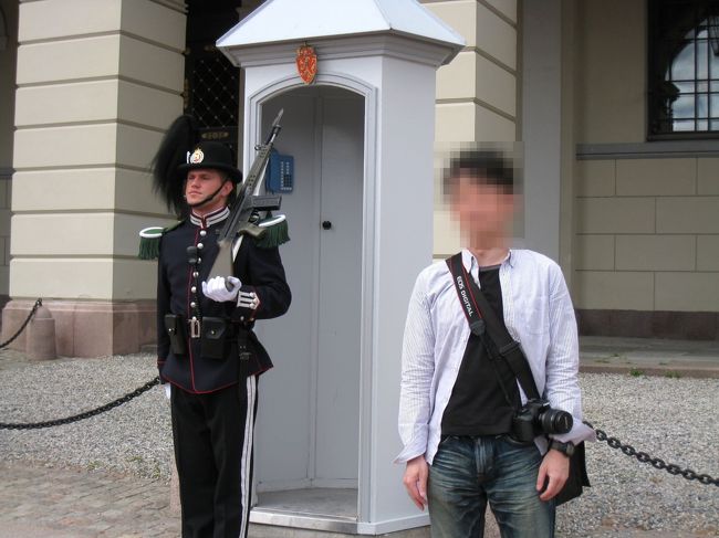 【ミッション　王宮で衛兵と記念撮影（怒られずに近寄れるギリギリまで近づく）】<br /><br />これ以上後ろに下がると、ここから入るなと注意されます。