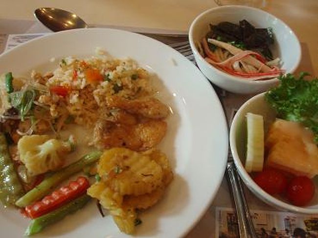 チャーハンとか炒め物をがっつり食べて・・・