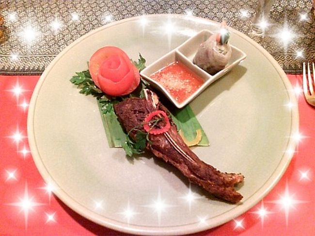 前菜：生春巻とスペアーリブ...