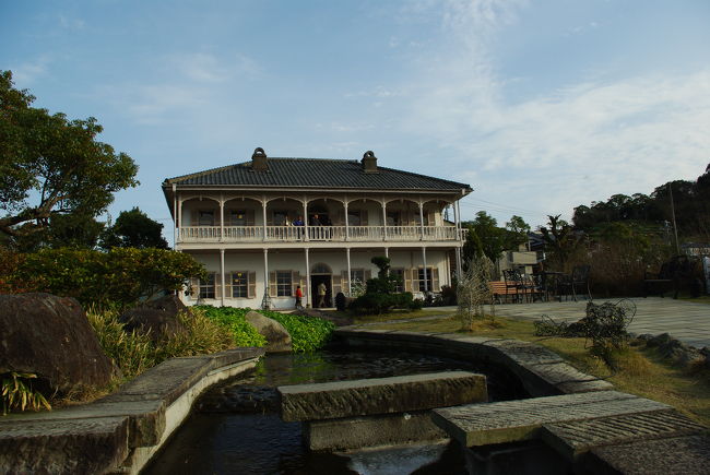 グラバー園の最上部。<br /><br />ひとつ前の写真は、この建物の２階のデッキから獲ったものです！