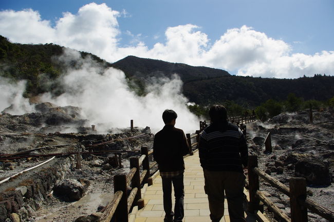 地獄をゆく！<br /><br />最初にこの遊歩道を作った人は大変だったことでしょう・・・。