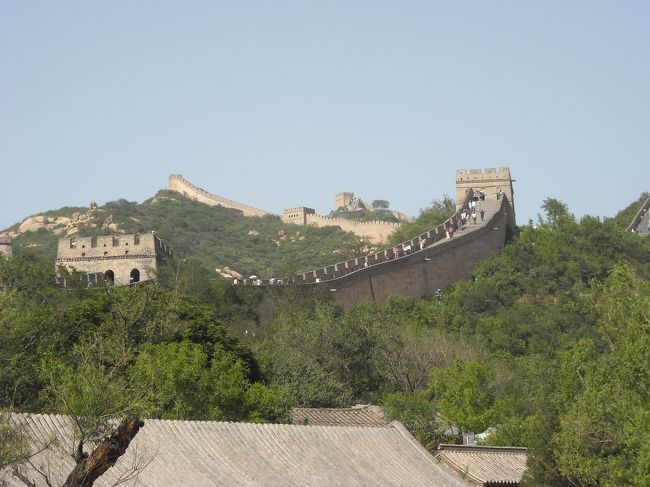 二つ目の世界遺産、万里の長城。ここに来てやっと中国に来たんだなぁ。と実感。教科書通り。人がたくさんいてびっくり。あと、ここは八達麗長城というそうだけど、北京から知らないで、タクシーで頼むとその前の付近で、観光して終わりということになるらしい。教科書通りの景色を自分で見たい場合には。八達麗長城をお忘れなく。