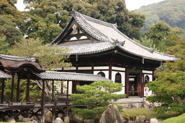 京都東山 高臺寺の軒先瓦。慶長十年豊臣秀吉の正室 高台院 寧々が秀吉供養の為建立 京都東山 高臺寺の軒先瓦。慶長十年豊臣秀吉の正室 高台院 寧々