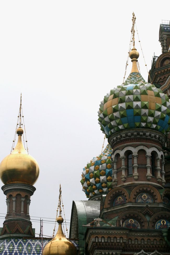 2009夏、ロシア旅行記(28/43):6月9日(3):サンクトペテルブルク、血の上の救世主教会、イサク大聖堂