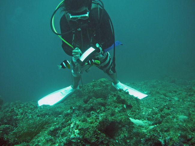 お世話になったダイビングショップのイントラさん。<br />ん？？？ウエット着ないでサーフパンツスタイル。<br />なんかカッコイイかも。<br />二十歳そこそこに見えましたが、イントラ暦７年以上とか。実年齢は幾つなんだろう？気になりました。<br /><br />沖縄の海はミネラルたっぷりでお肌に良いのか？？？<br />それとも食べ物？もしかして泡盛が若さの秘訣？<br />沖縄のおじぃやおばぁは若々しい方が多いし良い所です〜。