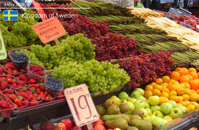 5/4（2日目）<br /><br />朝から冷たい雨が降っていた。<br />この旅で最初の雨だった。<br /><br />船のユースがとても快適だったので、次のユースをキャンセルして延泊しようかと、朝から悩んでいた。<br />キッチンでコーヒーと誰かが残してくれたパンをかじりながら、どうしようかと思っていると、<br />おじいさんがにこにこと話しかけてきた。<br />昨日、甲板で出会ったおじいさんだった。<br /><br />イギリスから遊びに来ているそうで、私のこともすぐ日本人だとわかってくれた。<br />(ずっと中国人に間違えられていたので、うれしかった・笑)<br />レンジの使い方が分からないのか、困っていたので見てみると、コンセントが抜けていた。<br />ふたりで大爆笑。かわいいおじいちゃんだった。<br /><br />そんな出会いもあってますますここのユースを出ることが惜しくなったけど、<br />何事も経験だと思い、チェックアウトをして、次のユースへ向かった。<br /><br />この日のユースは中央駅に近くにある「City Lodge」。<br />WEBで探したときに、北欧らしいファブリックがふんだんに使われているのがかわいくて予約したのだった。<br /><br />着いてすぐにベッドに案内してくれた。<br />18人部屋のミックスドミトリーだったけど、カーテンで仕切られていたので、割と快適だった。<br /><br />出かける準備をして、とにかくお腹がすいていたのと、日本食に飢えていたので<br />近くのアジアンフードのお店に入って中華料理を食べた。<br /><br />ユースは中央駅の近くだけあって、近くにスーパーやマーケットも出ていて<br />非常に便利な場所だった。<br /><br />その後はデザイン系のお店や、デパートのディスプレイを見るために、<br />いろんな所をパトロールしに行った。<br /><br />スウェーデンは人も街もスタイリッシュだった。<br />フィンランドはナチュラルでかわいらしい雰囲気があったが、<br />スウェーデンはデザイン大国らしく、シュっとしたかっこよさがあった。