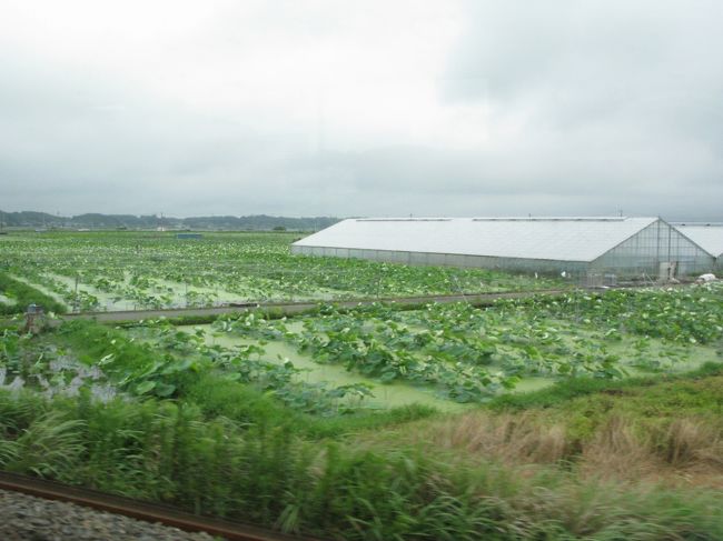 神立の手前，もう農村だ