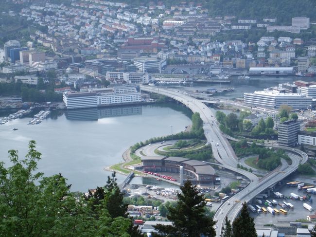 展望台からの町並みの景色　