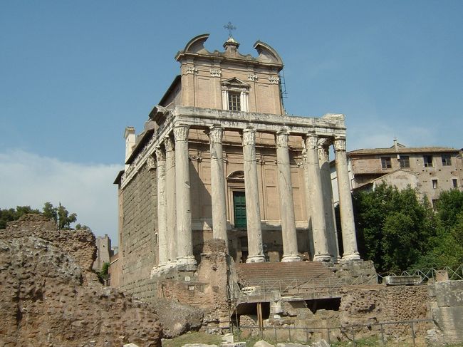 フォロ・ロマーノにある遺跡。<br />