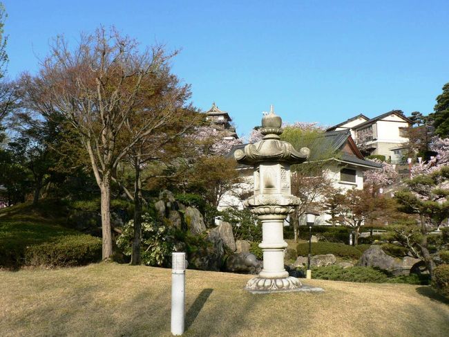 日本の旅　中部地方を歩く　福井県丸岡町・丸岡城の天守と桜