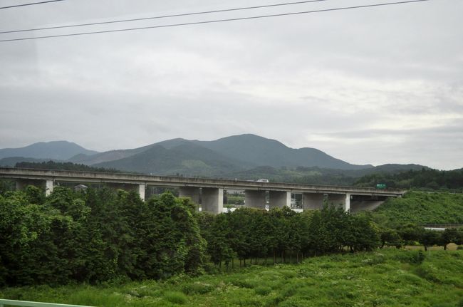 友部付近からの難台山方向の山々