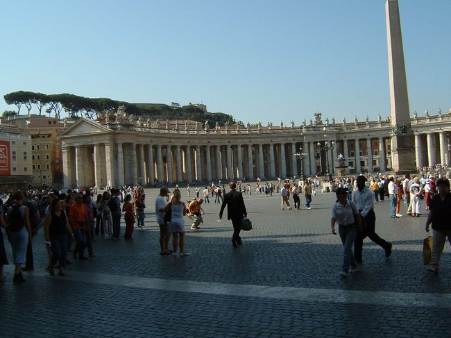 ローマの見学はヴァチカン市国サンピエトロ寺院から始めた。