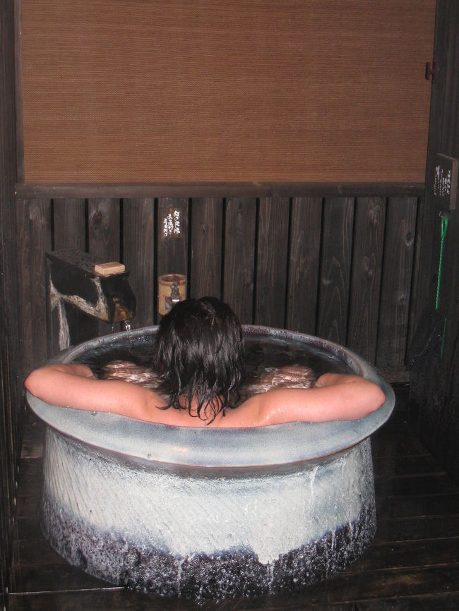 部屋付き露天でのんびりゆったりです。