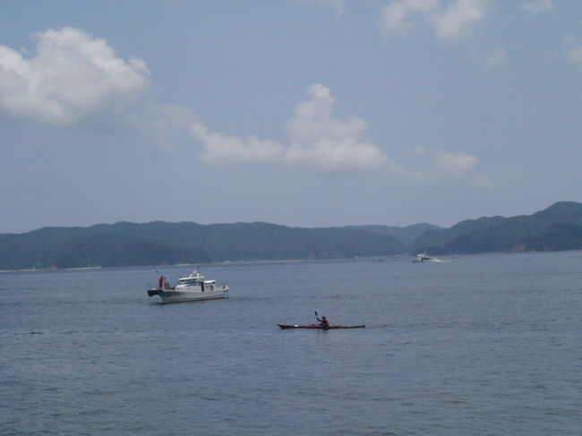島の最南端　古仁屋からの景色<br />見えてる島は加計呂麻島