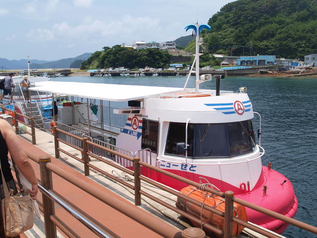 マリンビューワーせと（半潜水艦）に乗って、<br />サンゴの海を見学