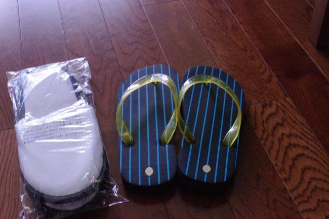 一番うれしかったのは、このビーチサンダルのアメニティ。<br /><br />事前に他の方の旅行記を読んで、あると知っていたので荷物を減らすことができました。<br />フォートラの情報力もすげーな。<br /><br />