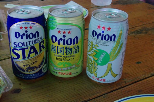 オリオンビールにも色々とあるんですね。<br /><br />よく見たら全部発砲酒でした。<br />でも、おいしーぃ