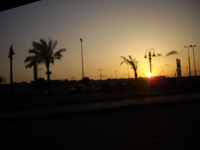 お腹いっぱいで幸せ気分の帰り道。<br /><br />初エジプトは楽しい思い出がいっぱいになりました！！