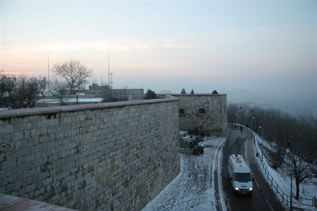 ツィタデッラ（要塞）内からさっき通った道を撮影。