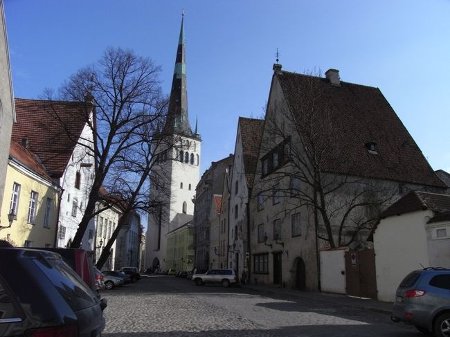 タリン旧市街の街並み。