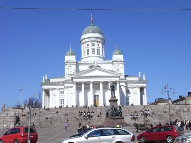 今日のヘルシンキ大聖堂は素敵。