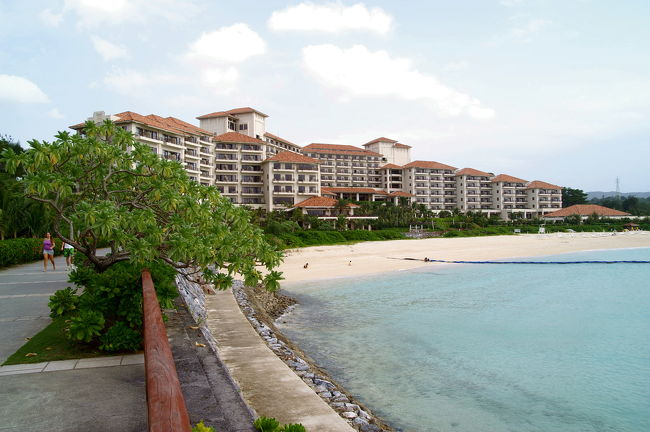 名護にある高級リゾートホテル「ブセナテラス」、今回はコーヒーと見学だけで宿泊はしなかった。