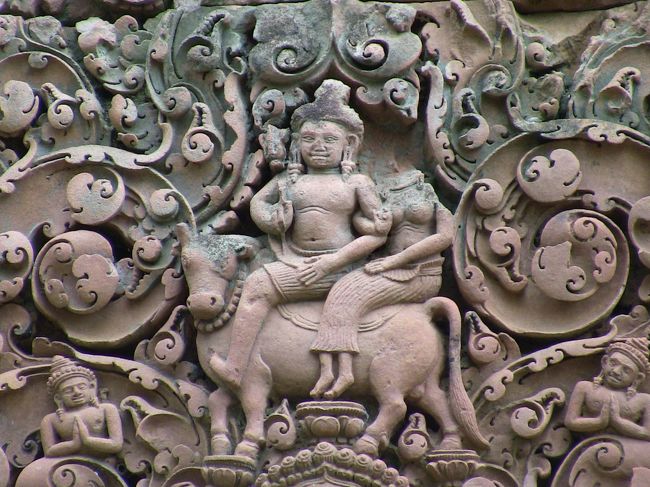 牛に乗った王様。<br />