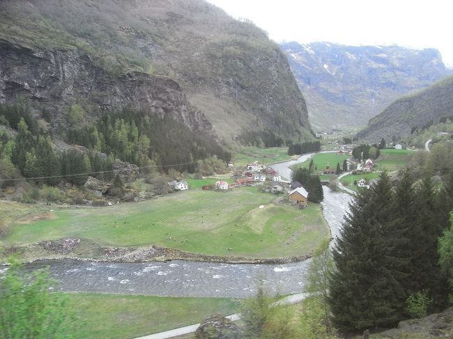 先程の雪とは打って変わっての緑の綺麗な景色。