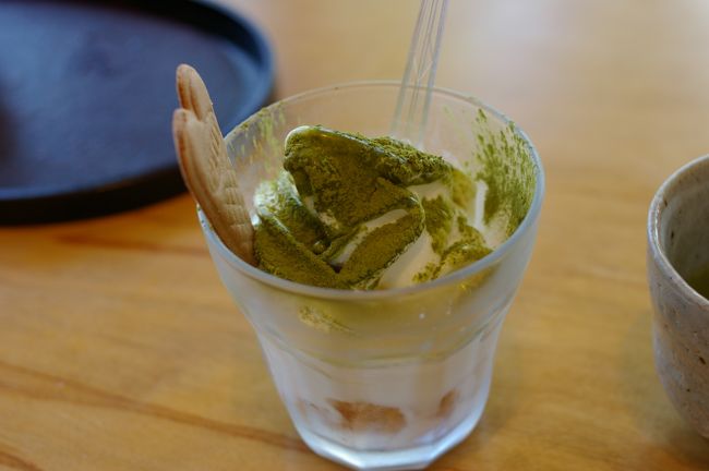 抹茶の粉がおいしかった。<br />お店はここ<br />https://www.guricha.co.jp/contents/izukogen.htm