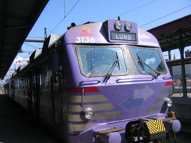 この列車でマルメからルンドに向かいます。