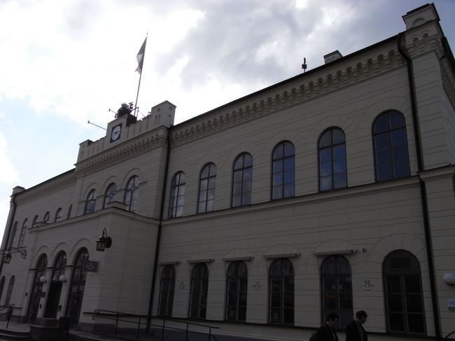 学生の町、ルンド。<br />ルンド駅に到着。