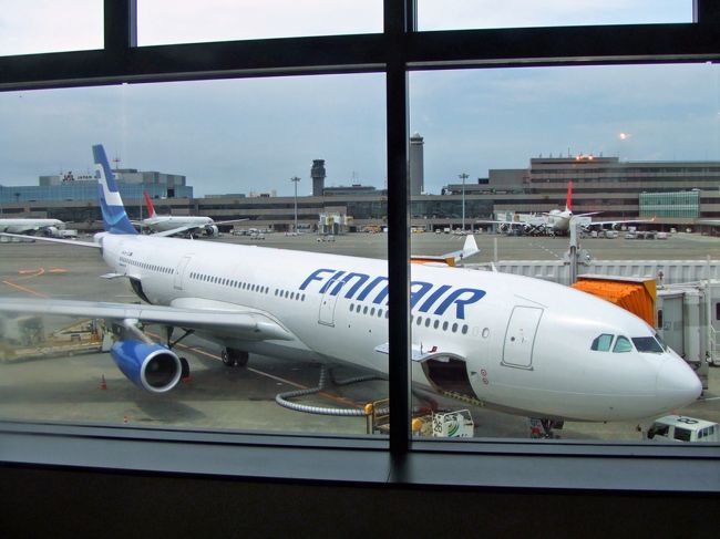 まずはAY74便でヘルシンキまで。 <br />