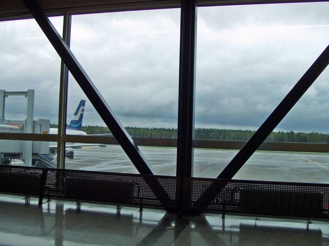 AY723便（ヘルシンキ〜リブリャーナ）の姿。 <br />