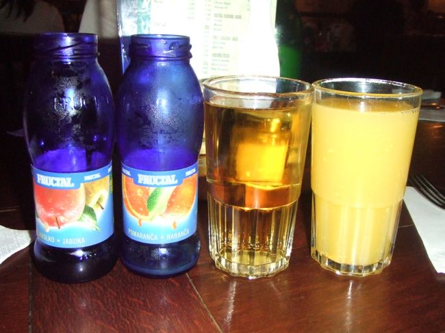 唯一美味しかったのはジュースでした。