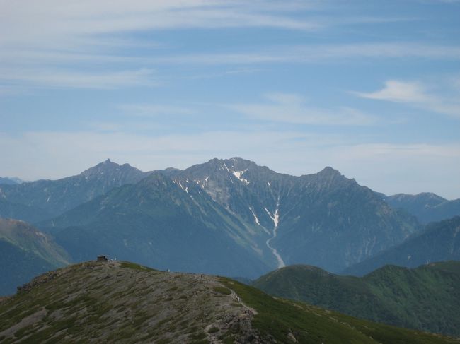 上高地、穂高連峰、槍が岳まで360度の絶景を楽しみました。