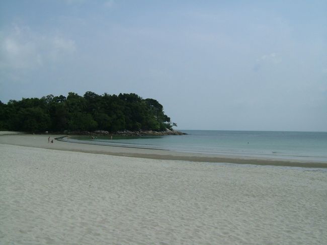 結構広いビーチだった。<br />