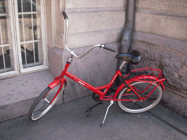 かわいいチャリ。